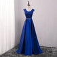 Robe de soirée longue en mousseline