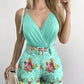 New Women's V-neck Strap Suit