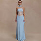 Edgy Lace Tube Dress With A See-through Design
