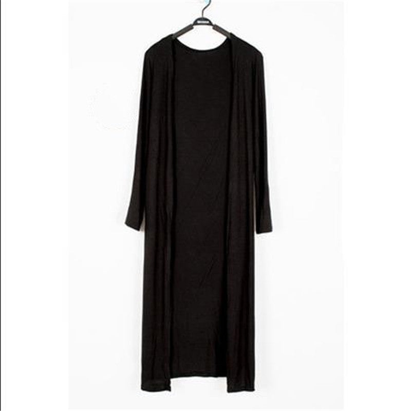Long plus size long sleeve air conditioning shirt