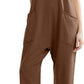 Casual Vest Pocket Knitted Jumpsuit