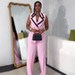 Casual Women's Clothing Niche Vest Trousers Two-piece Set