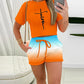 Fashion Personality Women's Lace-up Shorts Suit