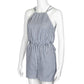 Sleeveless open-back jumpsuit