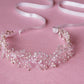 Pure Handmade Gold And Silver Crystal Bridal Hair Accessories
