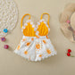 Body porte-jarretelles pour fille, lotion tournesol