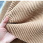 Casual Fashion Retro Long-sleeved Knitted Dress Waist Slimming Elegant Inner Match Long Dress