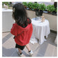 Girls' sweater and skirt two-piece suit