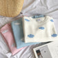 Pull ample en forme de nuage