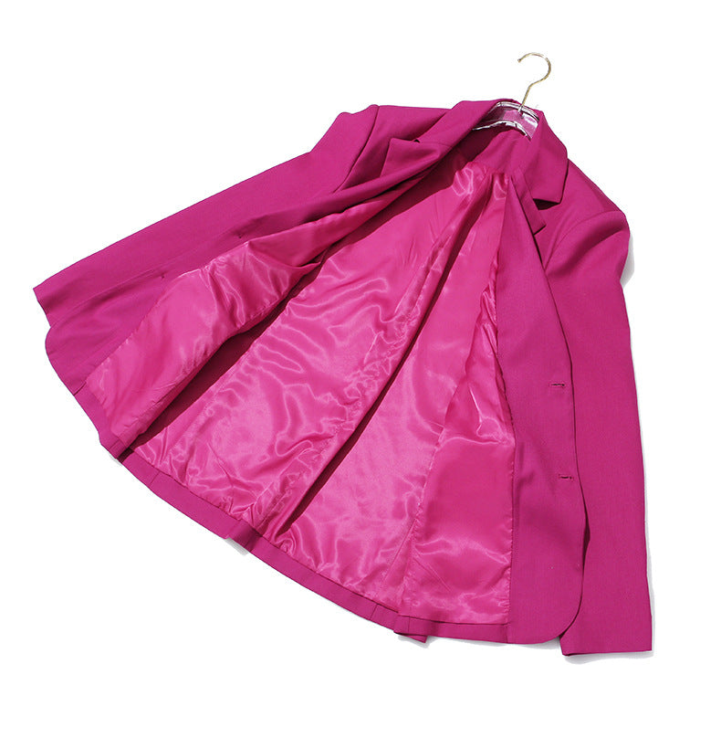 Waist fold casual suit