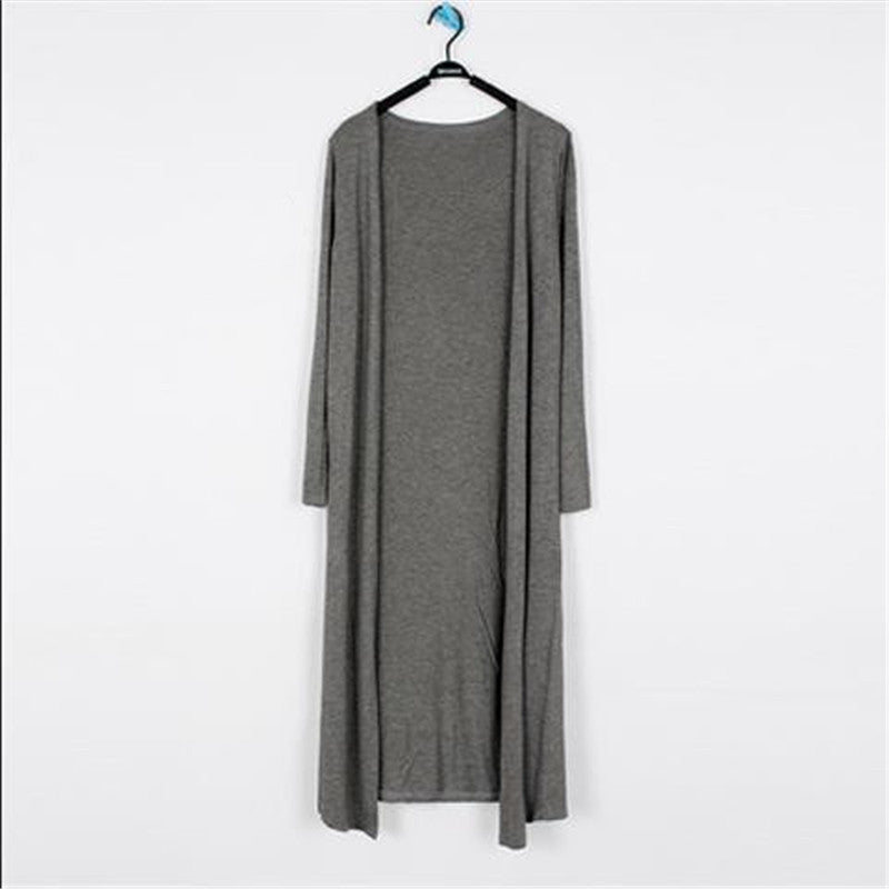 Long plus size long sleeve air conditioning shirt