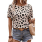 Pull à col rond et manches courtes pour femme, nouveauté de printemps