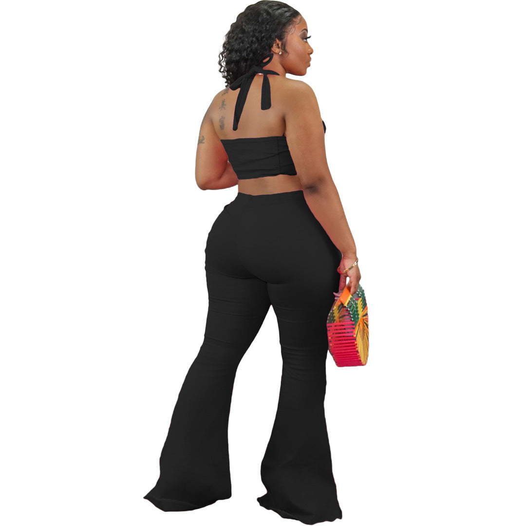 Women's Fashion Individual Casual Two-piece Set