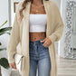 European And American Women's Clothing Simple Loose Sweater Cardigan Multicolor