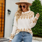 Women's Round Neck Pullover Sweater