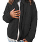Stand Collar Loose Long Sleeve Jacket Cotton Coat Jacket