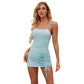 Women's Drawstring Sling Slim Fit Dress