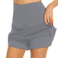 Lined A-line skirt with pockets