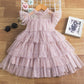 New Girls' Fairy Sequined Mesh Dress