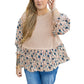 Autumn New Pullover Long Sleeve Top Women's Pleated Multi-color