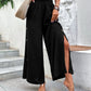 Pantalon large taille haute tendance pour femme