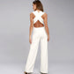 Women's V-neck Sleeveless Halter Jumpsuit
