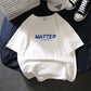 Korean style loose all-match cec half sleeve t-shirt