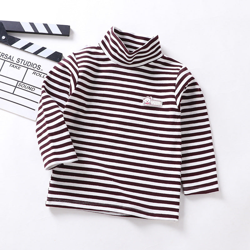 Chemise enfant à col mi-haut