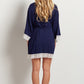 Pure color maternity dress