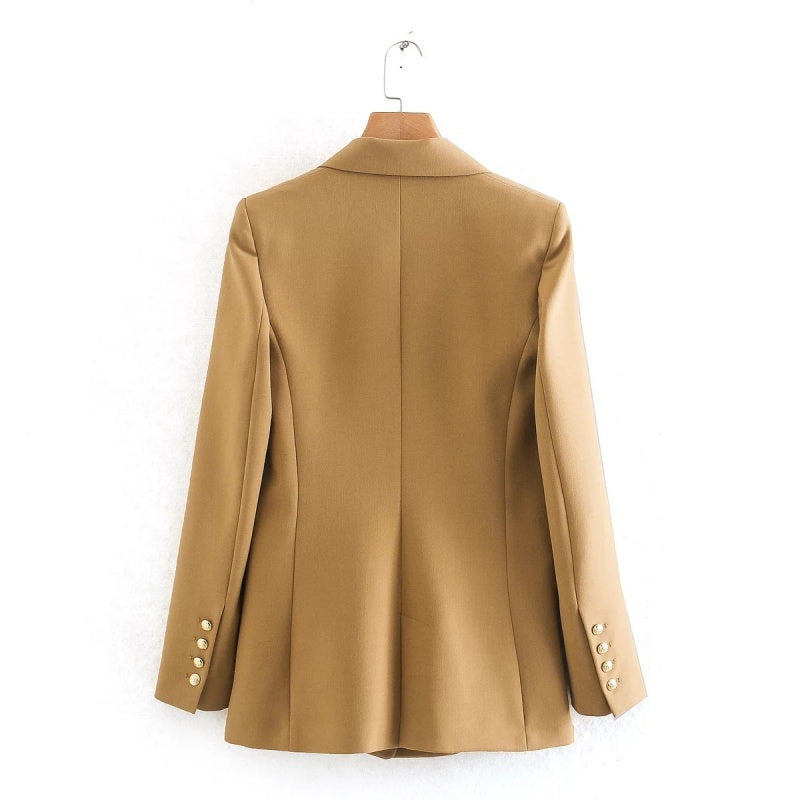 zipper jacket elegant thick warm women's coat