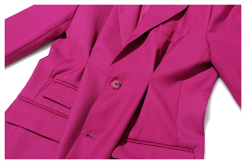 Waist fold casual suit