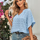 Women's Casual Solid Color Fur Ball Top