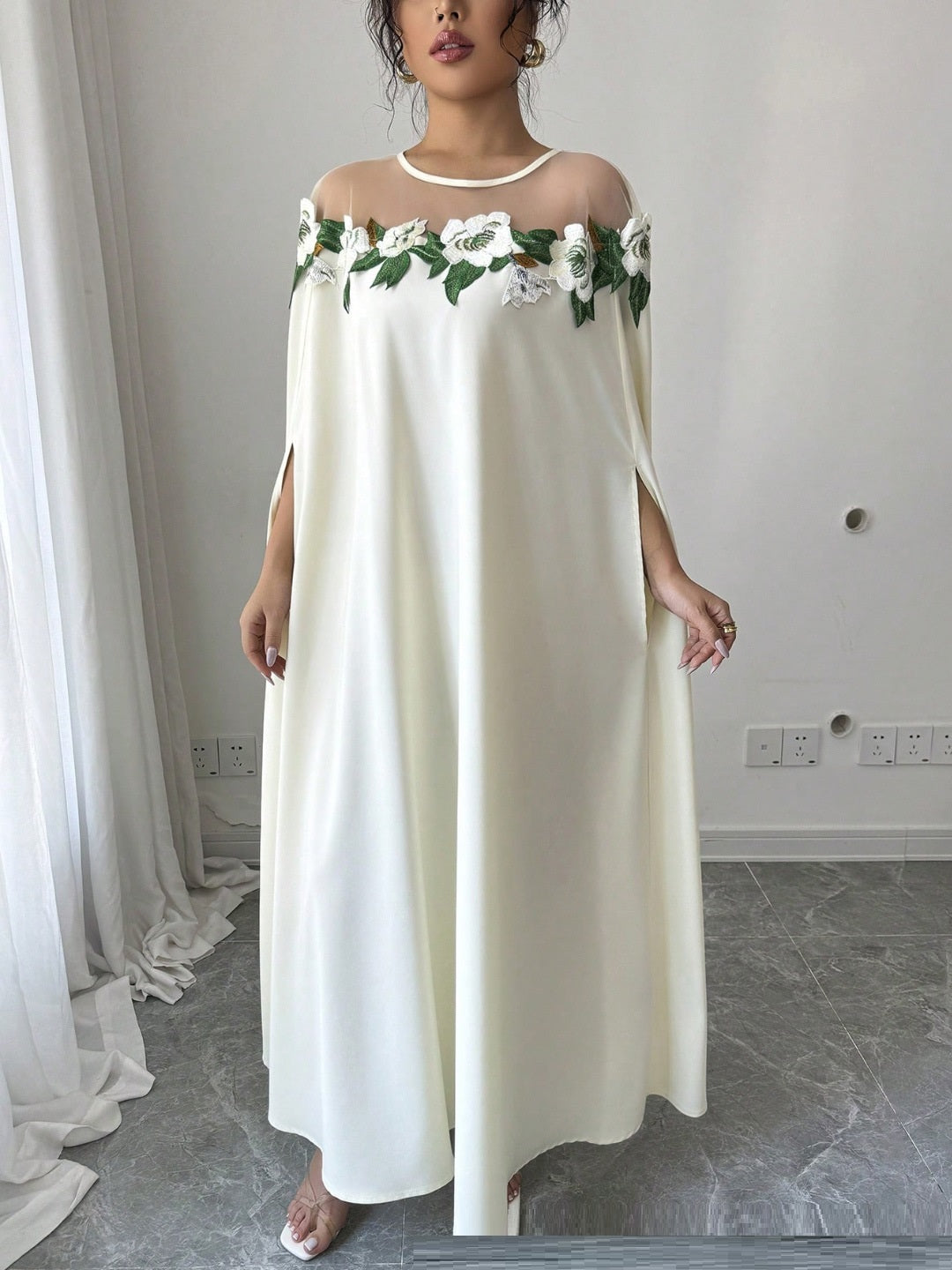 Stylish And Unique Floral Dress For Women In A French Design