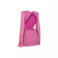 Women's Backless Long Sleeves Bandage Floral Dress Slim Fit Skirt