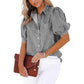 Spring And Autumn New Denim Women's Shirt