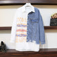 Women's Retro Hong Kong Style Long-sleeved Letter Printing Shirt