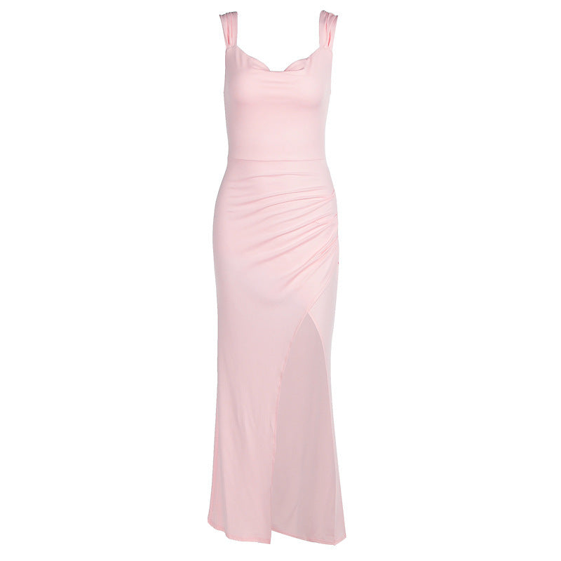 Women's Fashion Sleeveless Lace-up Dress