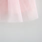 Girl's Mesh Strap Dress Waist Flower Princess Beautiful Dress