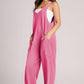 Casual Vest Pocket Knitted Jumpsuit