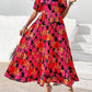 Puff Sleeve Floral Casual Summer Dress