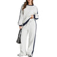 Spring And Autumn Leisure Simple Graceful Color Matching Long Sleeve