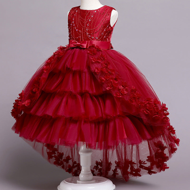Personalized Girls' Lace Pettiskirt Children's Dress