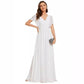 V-neck Chiffon Dress Women