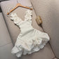Sexy Bud Blossom Floral Strap Holiday Dress