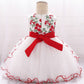 Robe de princesse à nœud papillon pour enfants