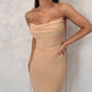 Fashion Lace Up Temperament Long Dress Halter Dress