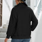Veste cardigan en peluche d'agneau Veste en peluche double face Manteau Haut