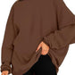 Pull à capuche ample surdimensionné pour femme