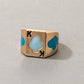 Cute Cartoon Dripping Oil Ins Wind Color Multi-element Single Ring