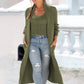 New Cardigan Trench Coat Knitted Loose Sweater Vest Suit